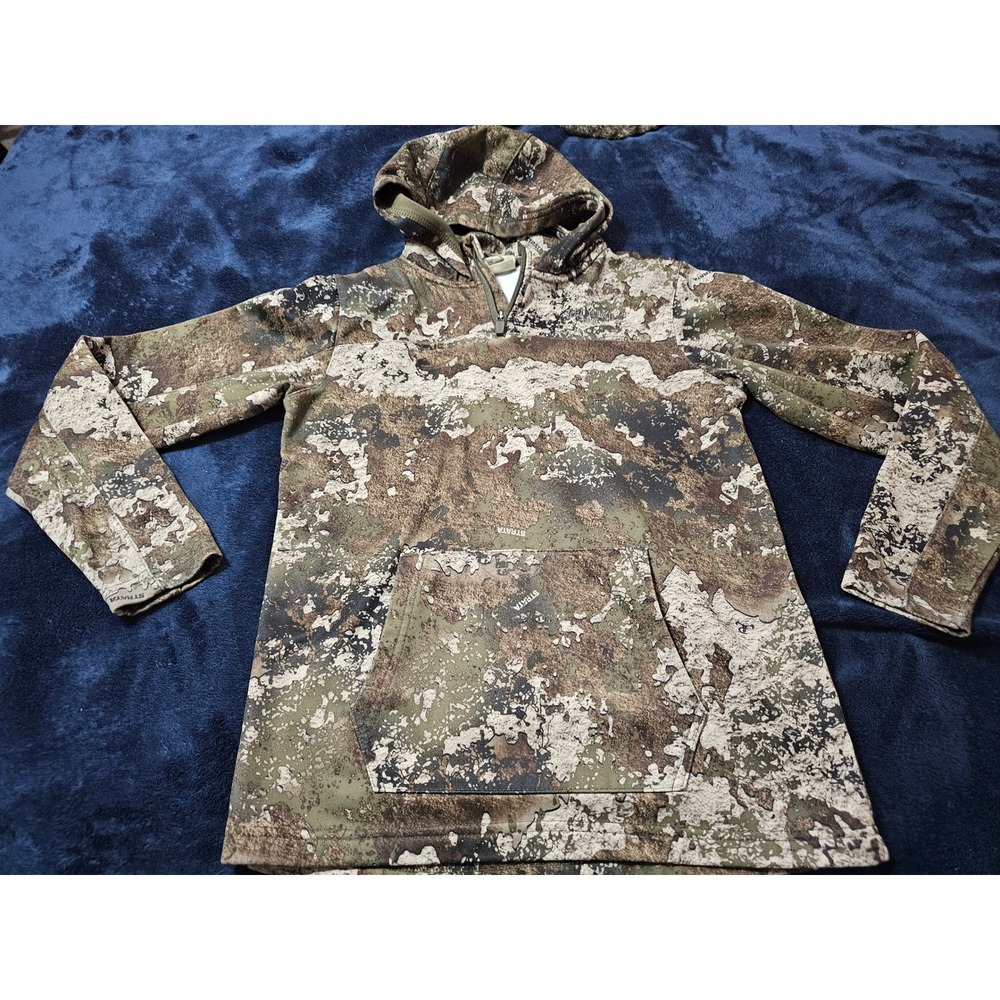 RedHead Kids XL TrueTimber Strata Camo Quarter Zip Hoodie Hunting Sweatshirt
